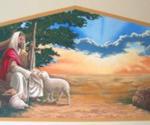Kockenderfer Methodist Church interior mural